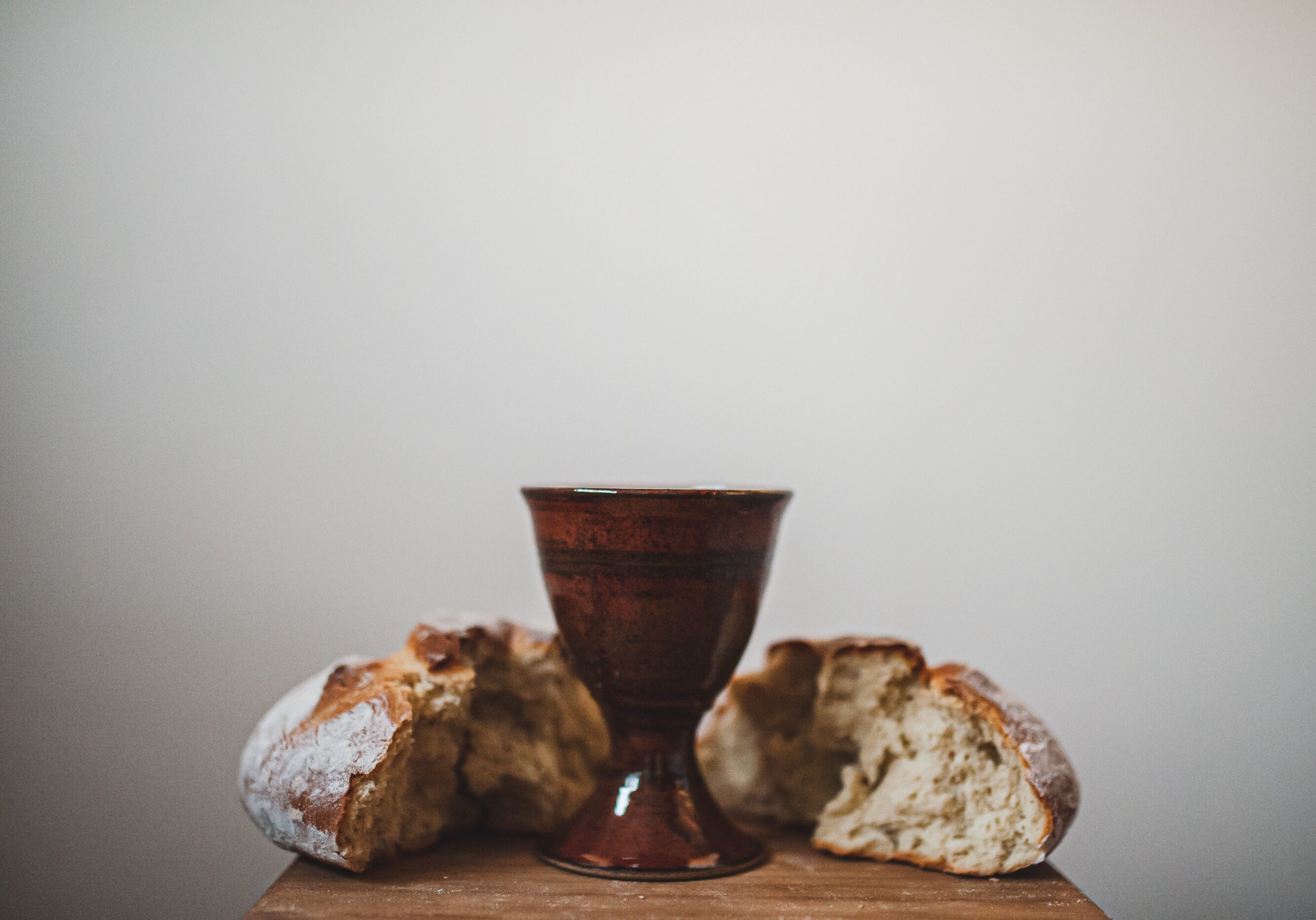 communion bread and cup